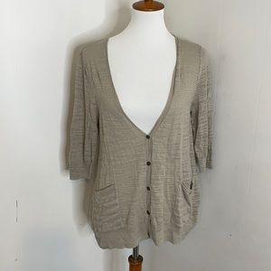 PUREJILL Button Up Cardigan